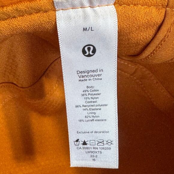 Lululemon On My Level Bucket Hat With Pocket Autumn Orange Size M/L main image 5